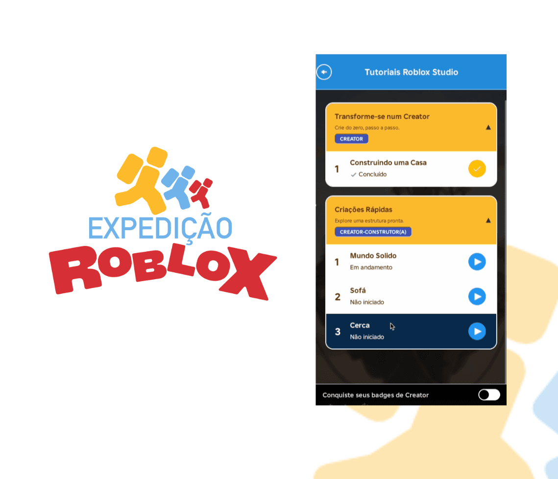 Roblox logo application